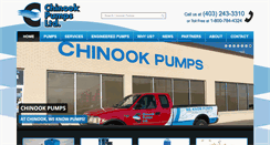 Desktop Screenshot of chinookpumps.com